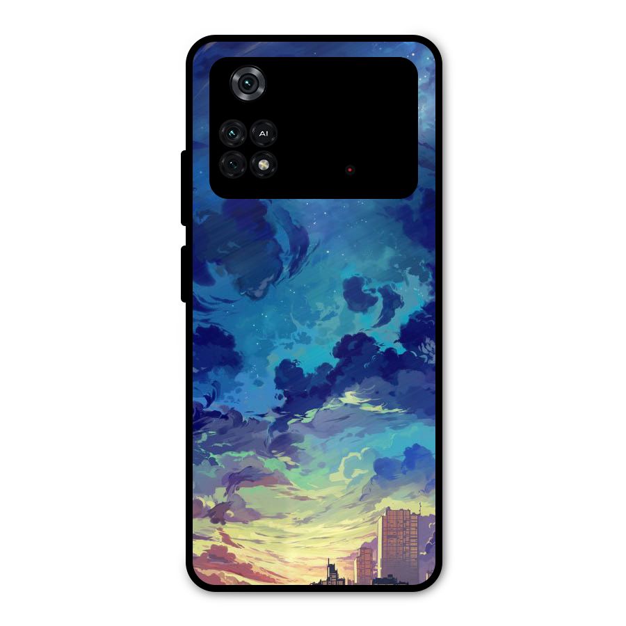 Cloud Art Metal Back Case for Poco M4 Pro 4G