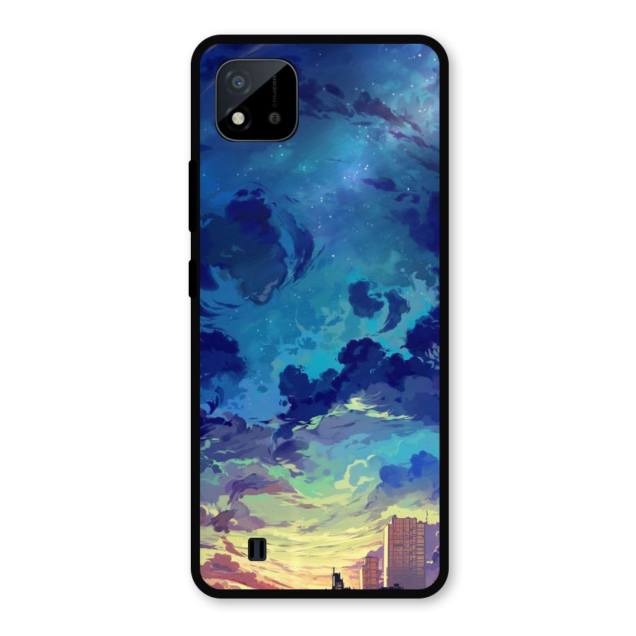 Cloud Art Metal Back Case for Realme C11 2021