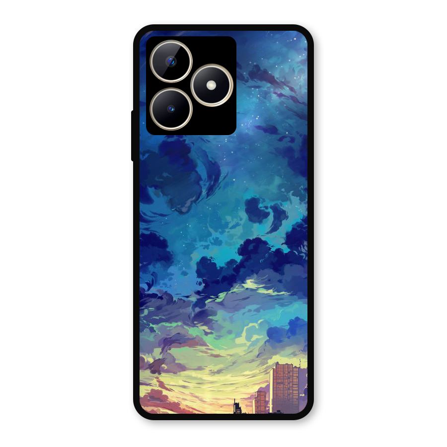 Cloud Art Metal Back Case for Realme C53