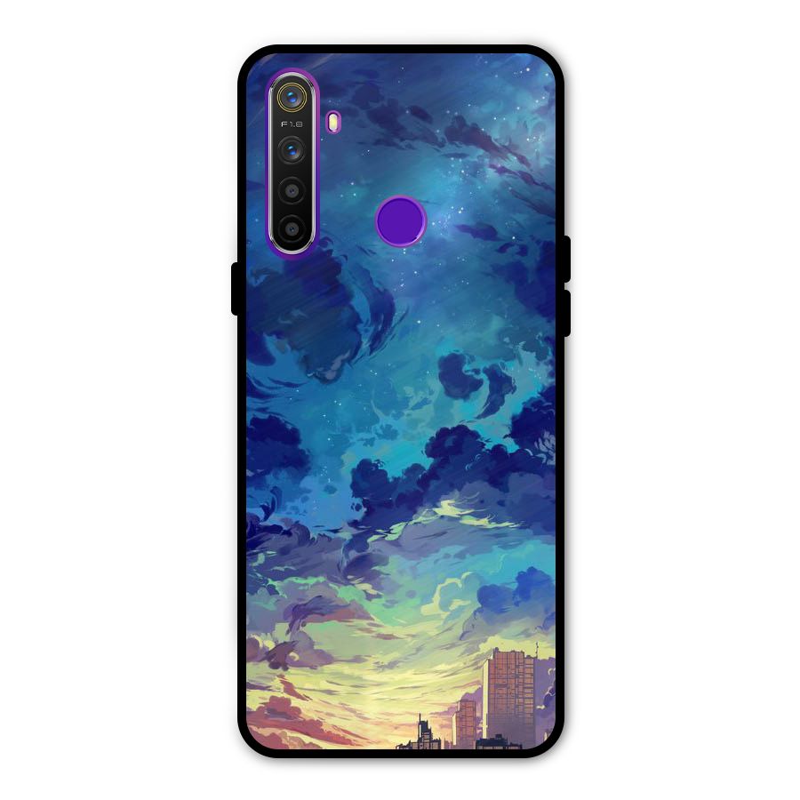 Cloud Art Metal Back Case for Realme Narzo 10