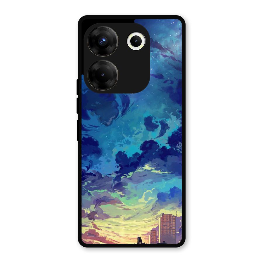 Cloud Art Metal Back Case for Tecno Camon 20