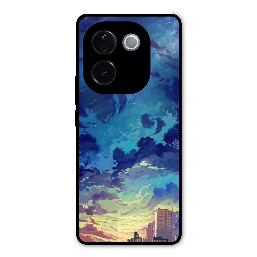 Cloud Art Metal Back Case for Vivo T3 Pro