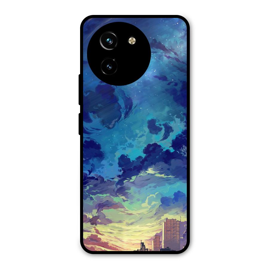 Cloud Art Metal Back Case for Vivo T3x