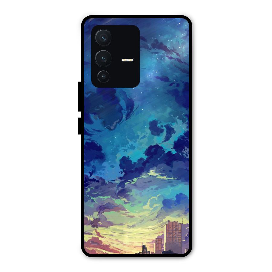 Cloud Art Metal Back Case for Vivo V23 Pro