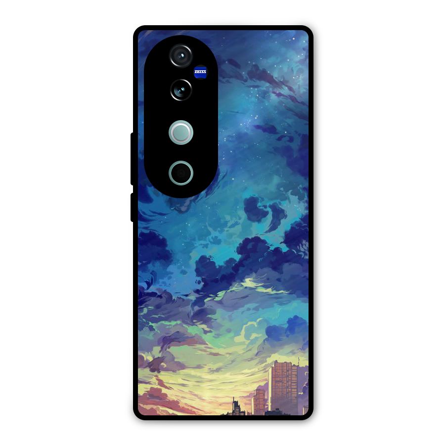 Cloud Art Metal Back Case for Vivo V40