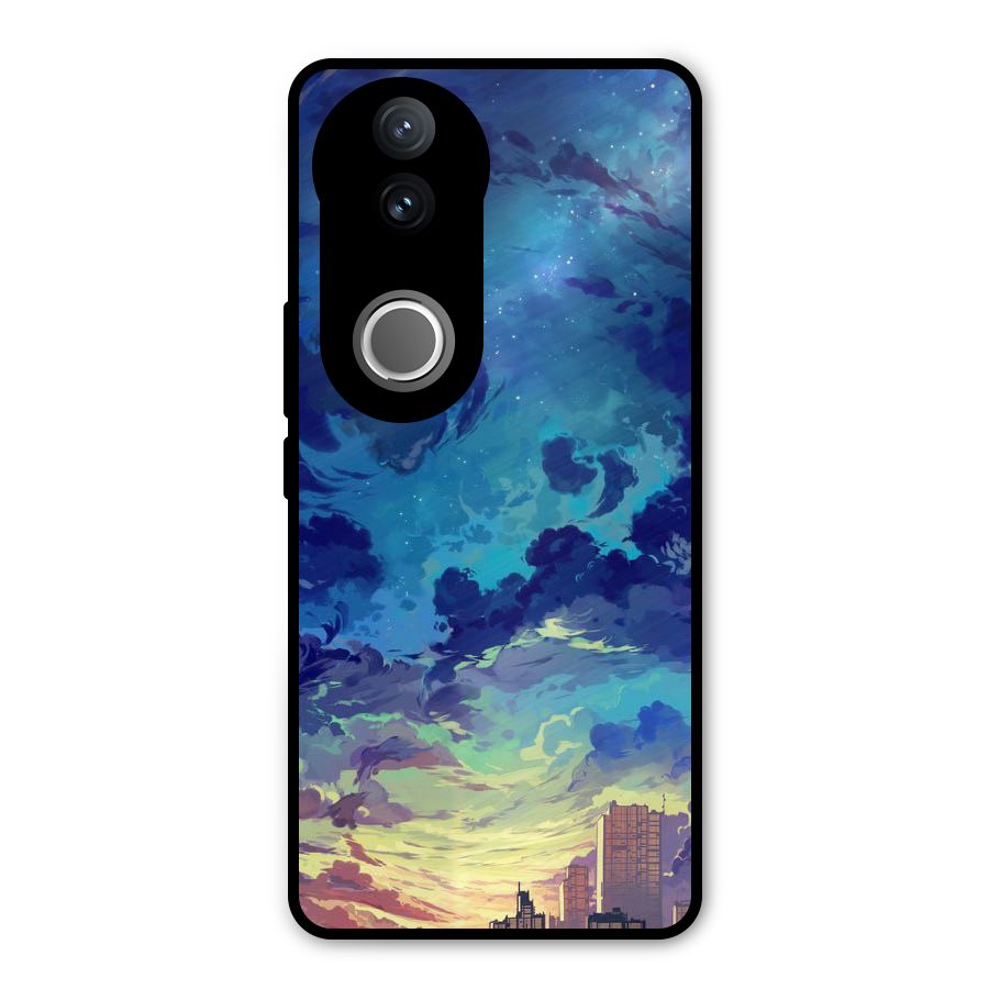 Cloud Art Metal Back Case for Vivo V50e