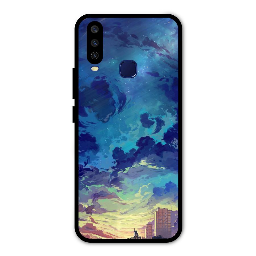 Cloud Art Metal Back Case for Vivo Y15