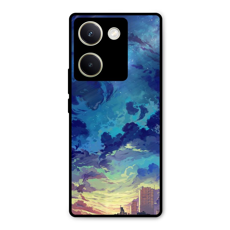 Cloud Art Metal Back Case for Vivo Y200 Pro