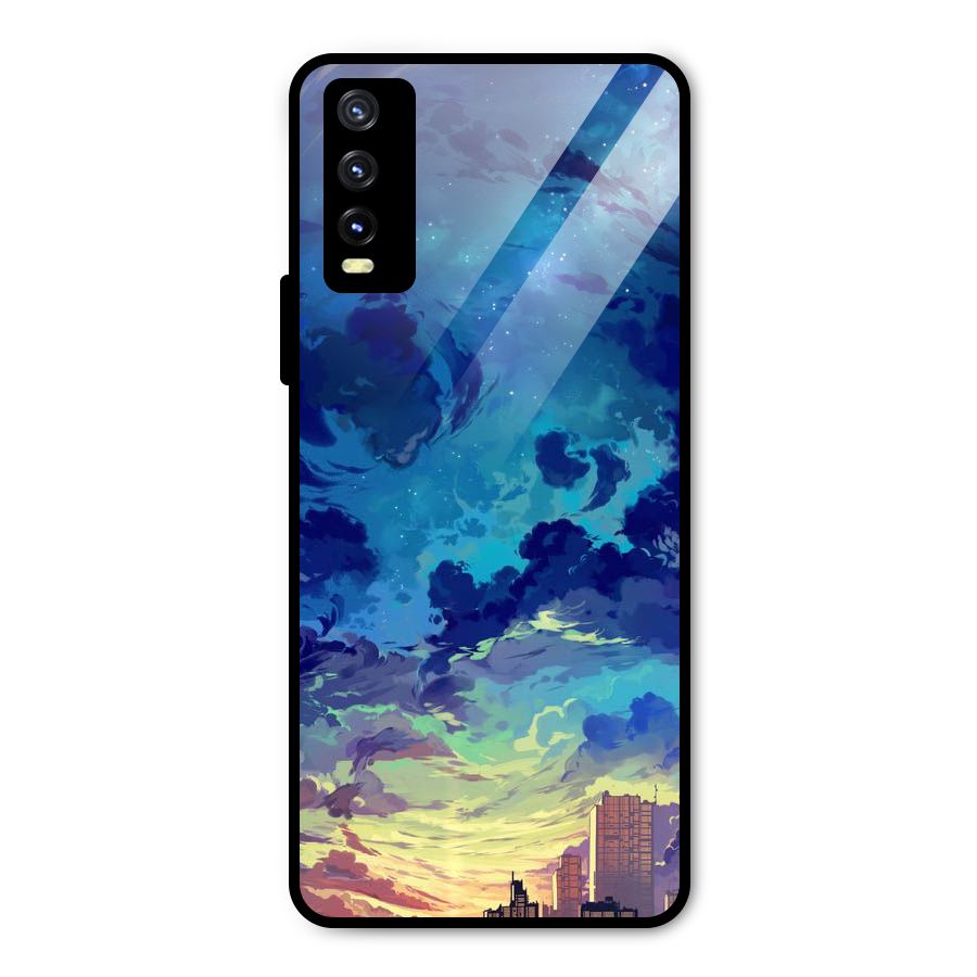 Cloud Art Metal Back Case for Vivo Y20i
