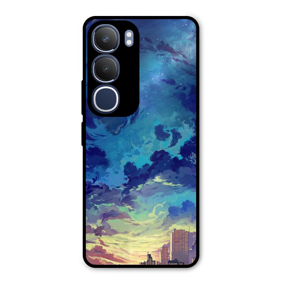 Cloud Art Metal Back Case for Vivo Y29