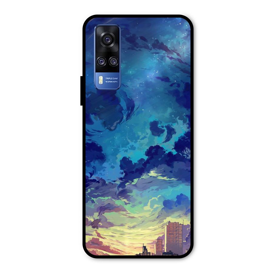 Cloud Art Metal Back Case for Vivo Y31