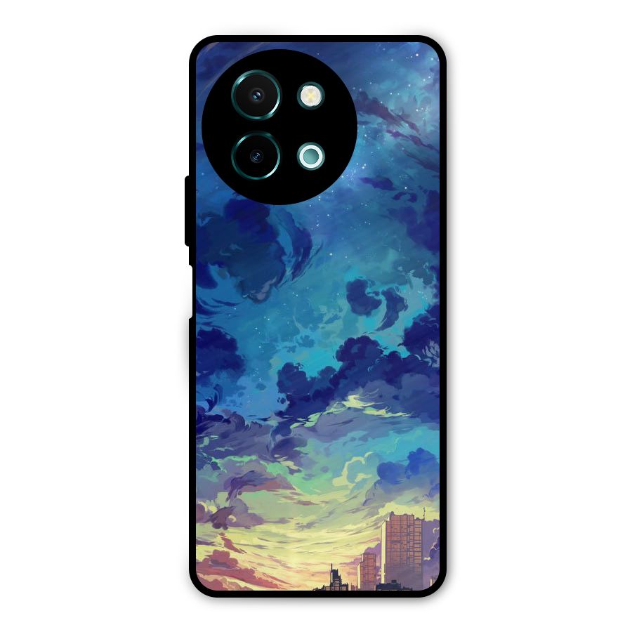 Cloud Art Metal Back Case for Vivo Y58