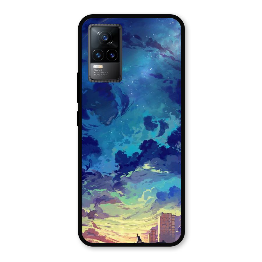 Cloud Art Metal Back Case for Vivo Y73