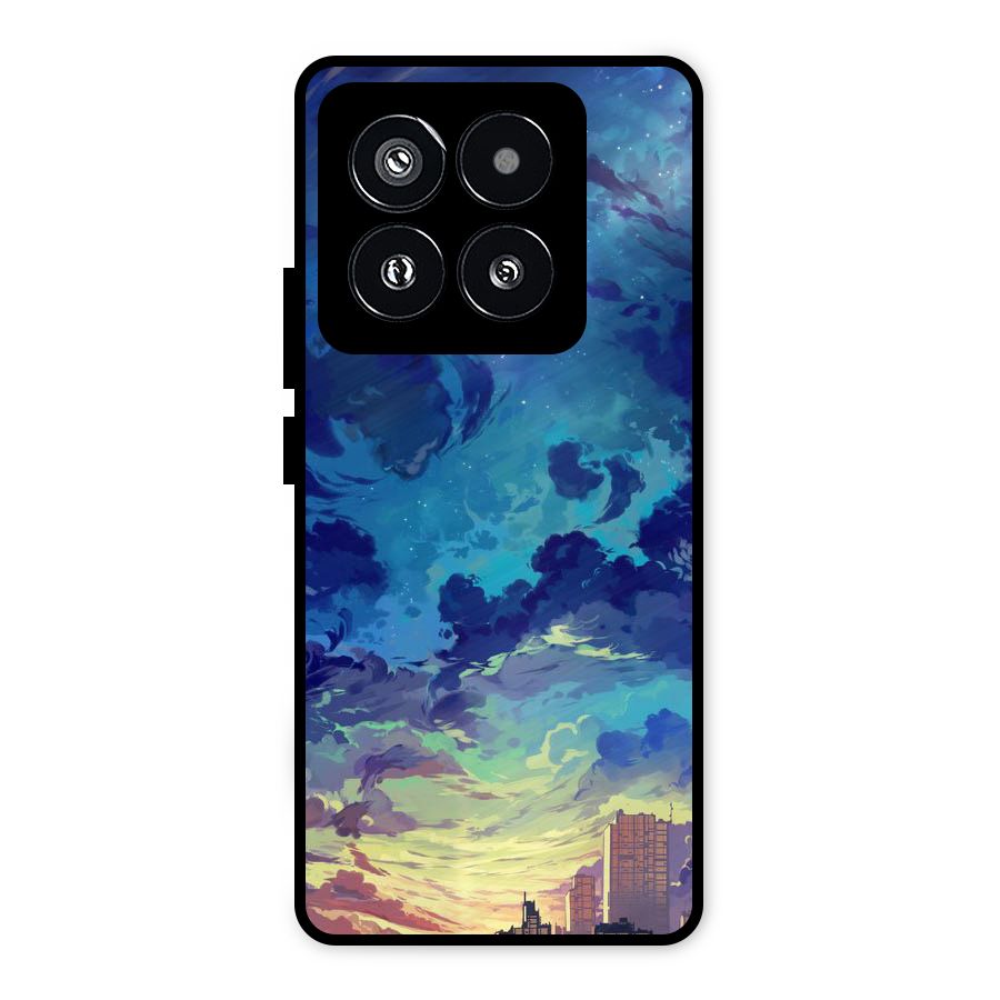 Cloud Art Metal Back Case for Xiaomi 14 Pro