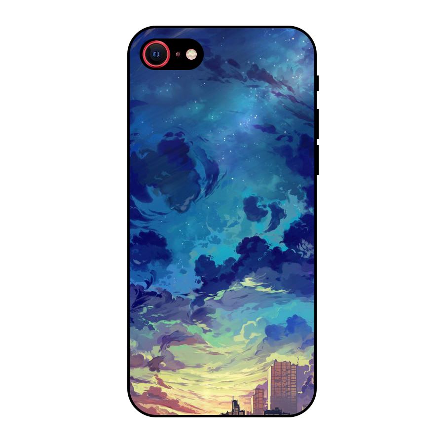 Cloud Art Metal Back Case for iPhone 7
