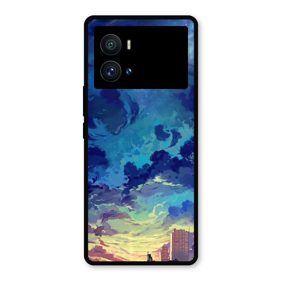 Cloud Art Metal Back Case for iQOO 9 Pro