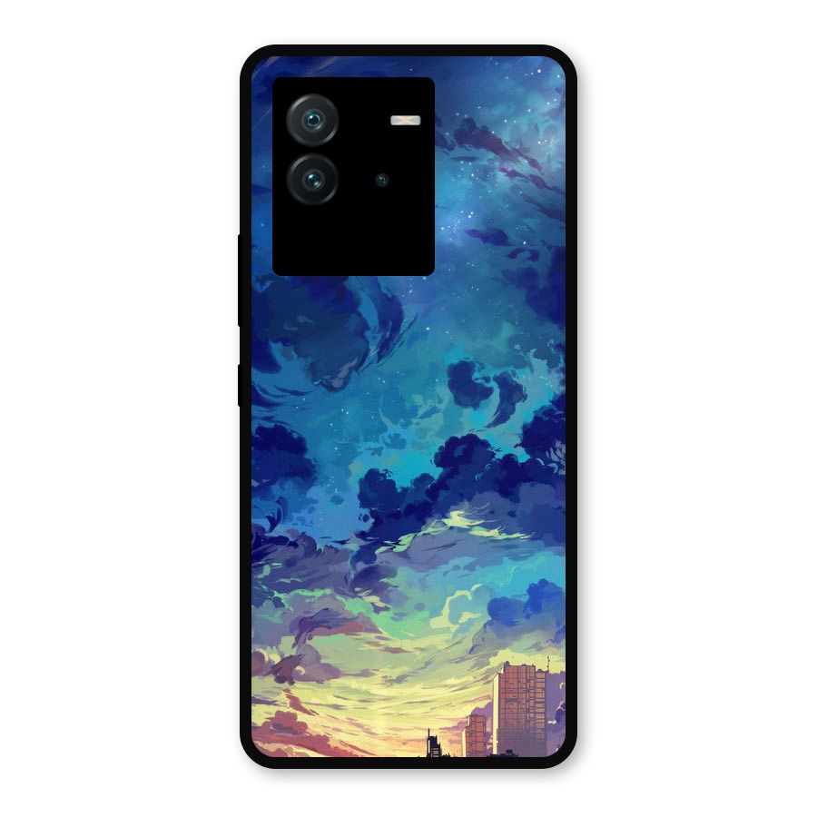 Cloud Art Metal Back Case for iQOO Neo 6 5G