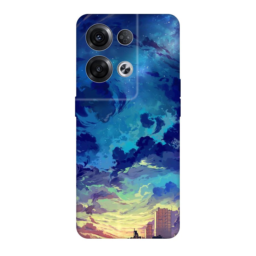 Cloud Art Original Polycarbonate Back Case for Oppo Reno8 Pro 5G