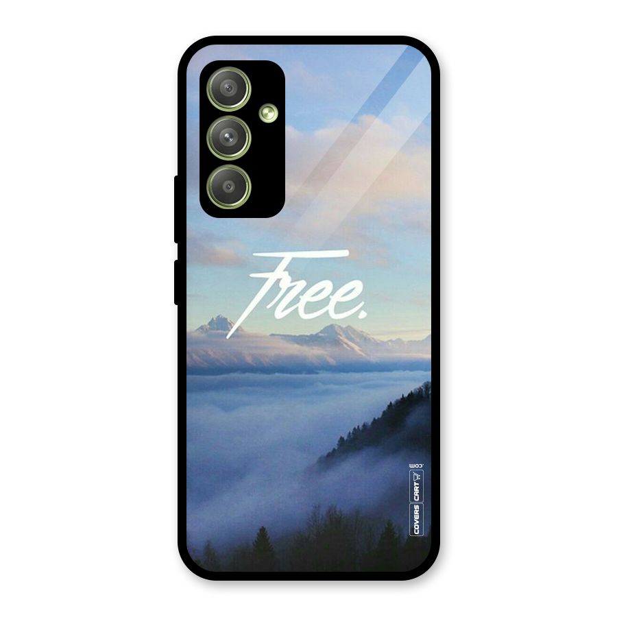 Cloudy Free Glass Back Case for Galaxy A54