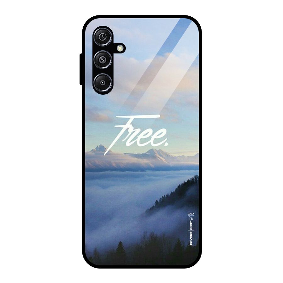 Cloudy Free Glass Back Case for Galaxy M34 5G