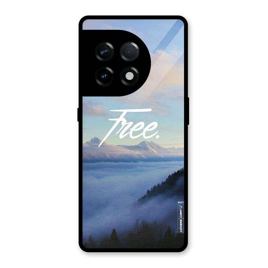 Cloudy Free Glass Back Case for OnePlus 11R