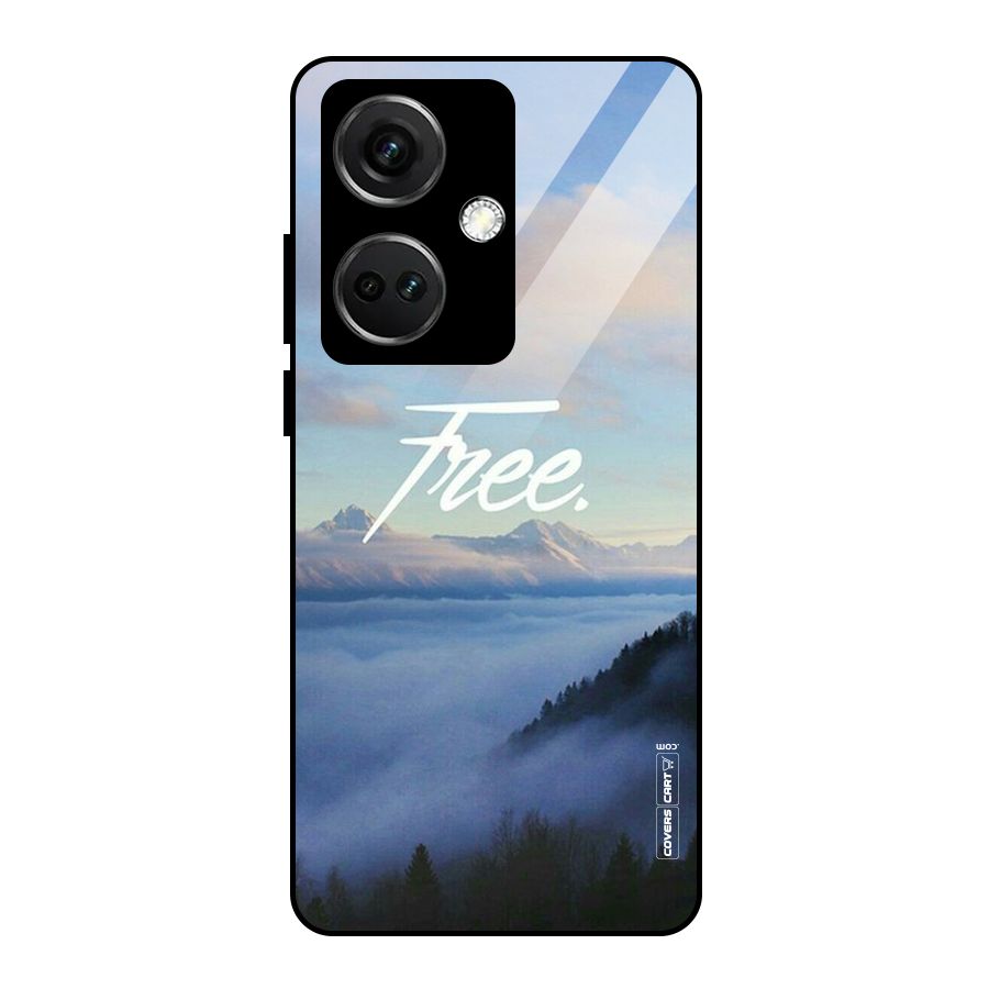 Cloudy Free Glass Back Case for OnePlus Nord CE 3 5G