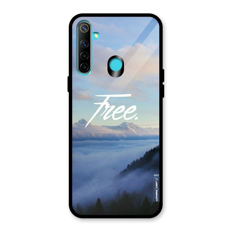 Cloudy Free Glass Back Case for Realme 5