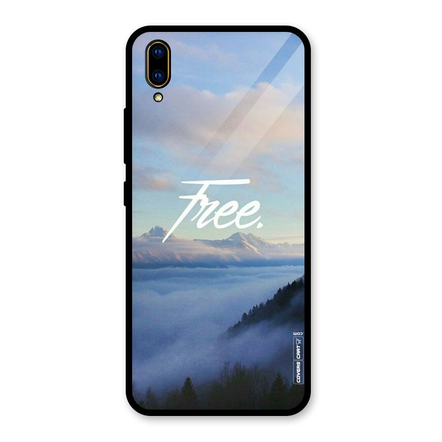 Cloudy Free Glass Back Case for Vivo V11 Pro