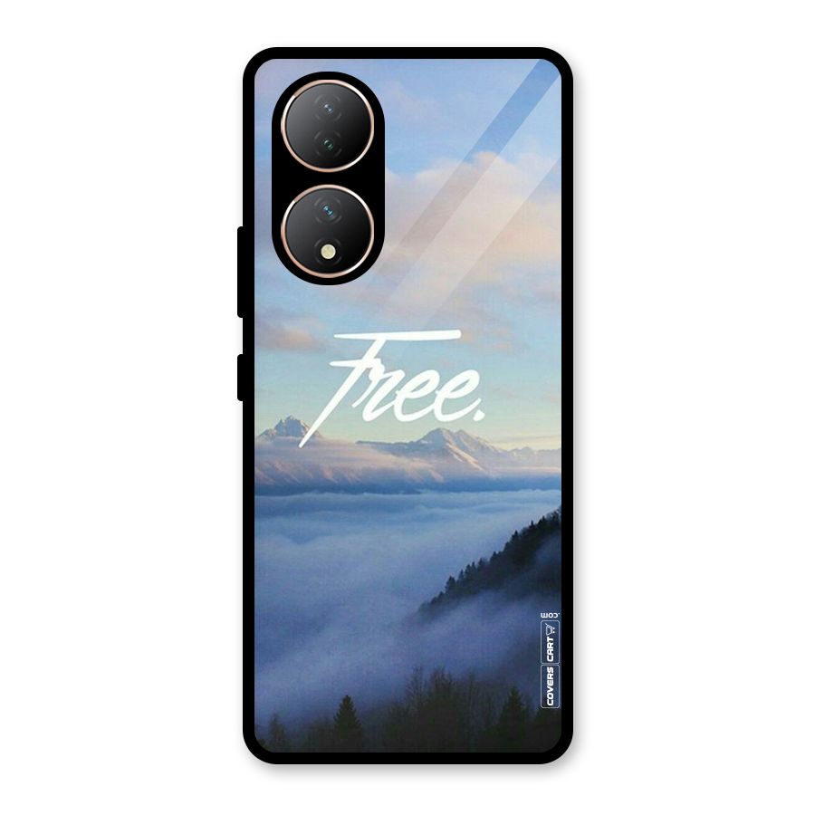 Cloudy Free Glass Back Case for Vivo Y100