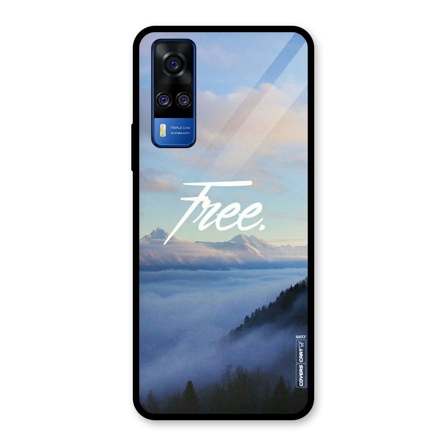 Cloudy Free Glass Back Case for Vivo Y31
