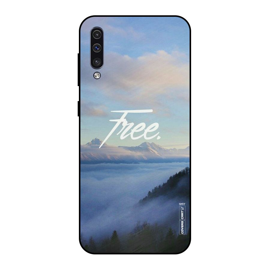 Cloudy Free Metal Back Case for Galaxy A50s