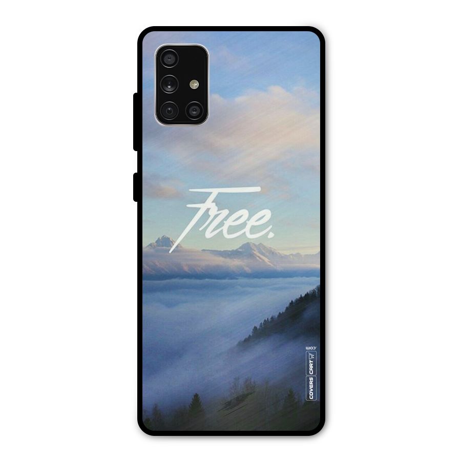 Cloudy Free Metal Back Case for Galaxy A71