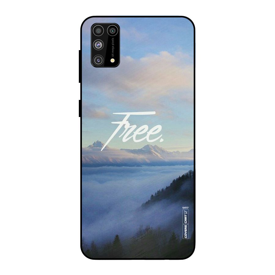 Cloudy Free Metal Back Case for Galaxy F41