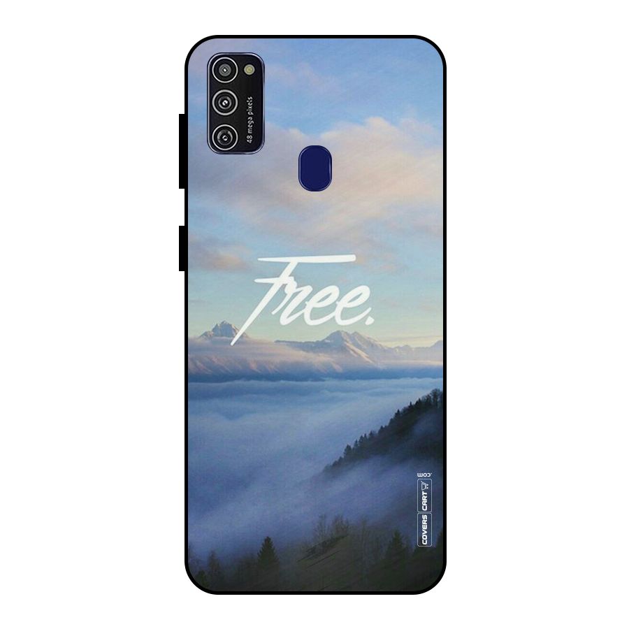 Cloudy Free Metal Back Case for Galaxy M30s