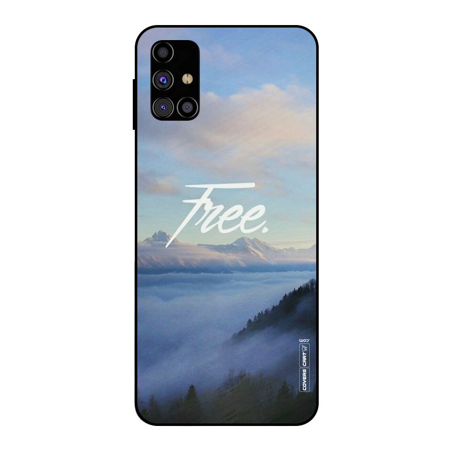 Cloudy Free Metal Back Case for Galaxy M31s