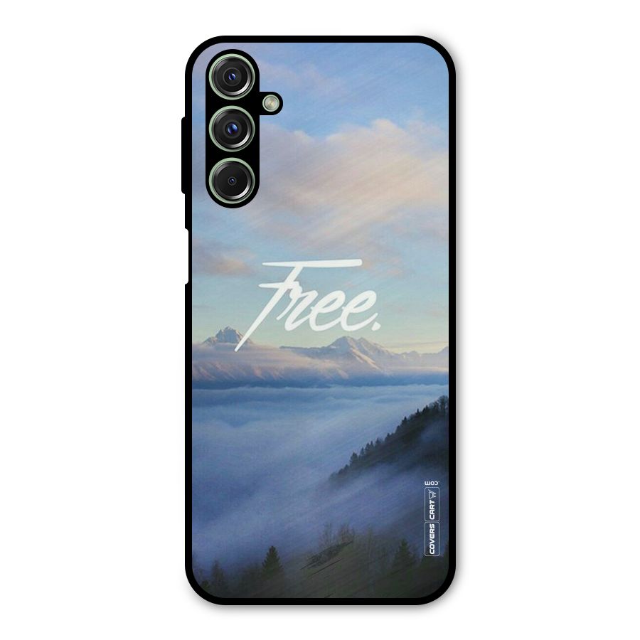 Cloudy Free Metal Back Case for Galaxy M34