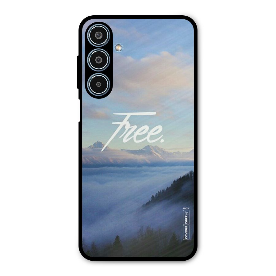 Cloudy Free Metal Back Case for Galaxy M35