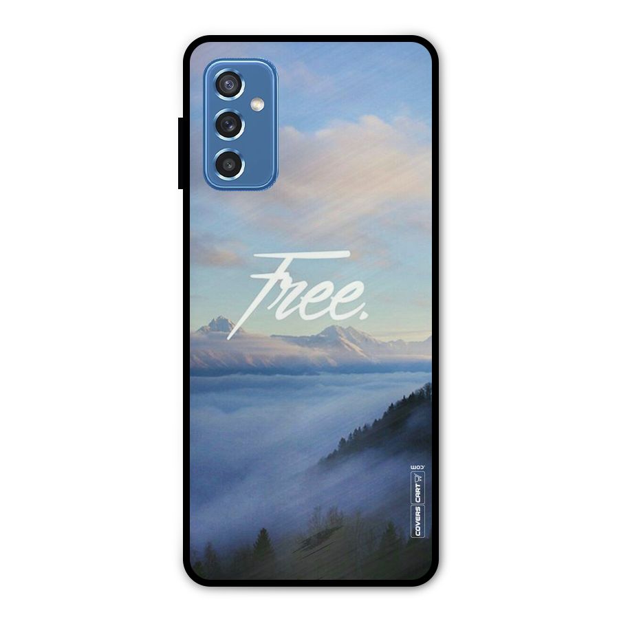 Cloudy Free Metal Back Case for Galaxy M52 5G