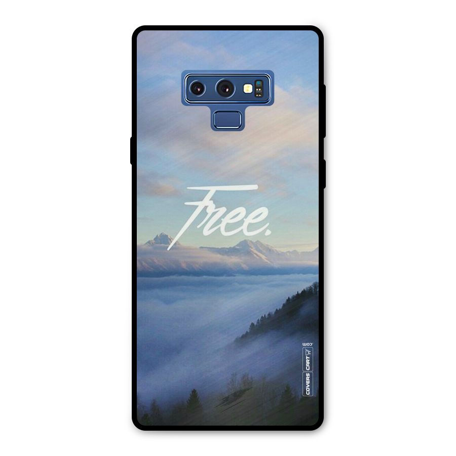 Cloudy Free Metal Back Case for Galaxy Note 9
