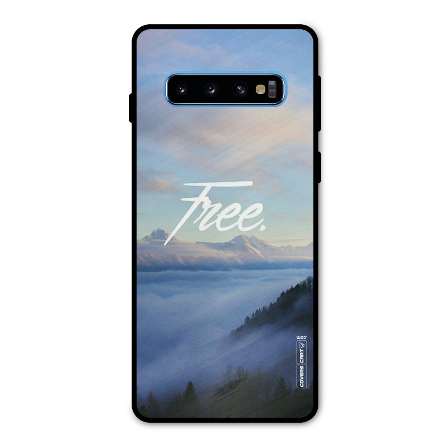 Cloudy Free Metal Back Case for Galaxy S10