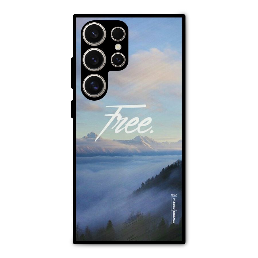 Cloudy Free Metal Back Case for Galaxy S24 Ultra