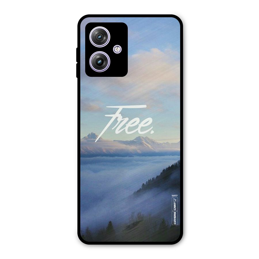 Cloudy Free Metal Back Case for Moto G64