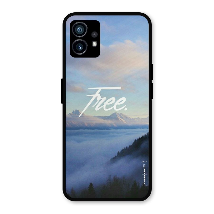 Cloudy Free Metal Back Case for Nothing Phone 1