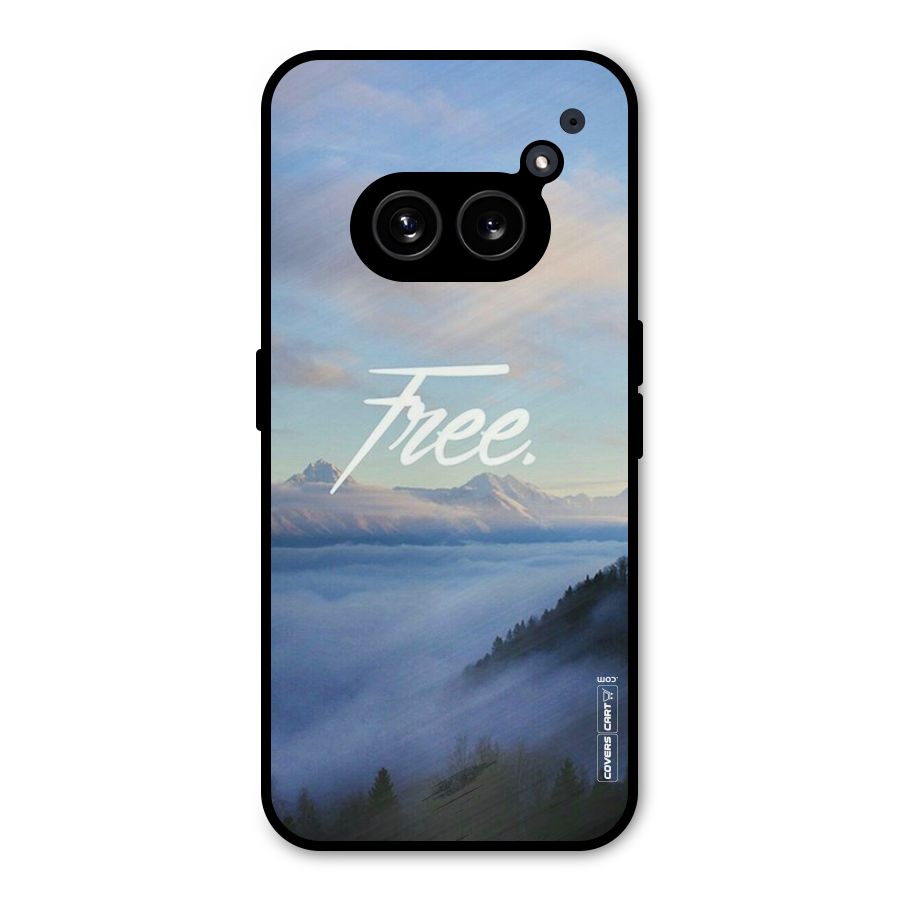 Cloudy Free Metal Back Case for Nothing Phone 2a Plus