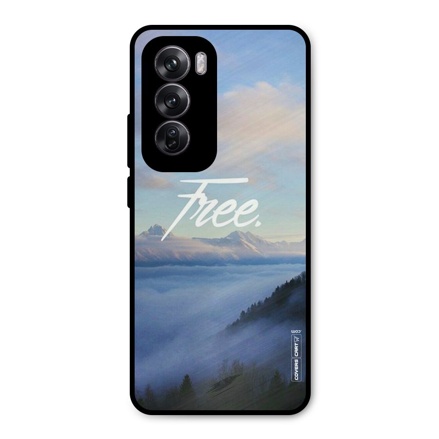 Cloudy Free Metal Back Case for Oppo Reno12 Pro