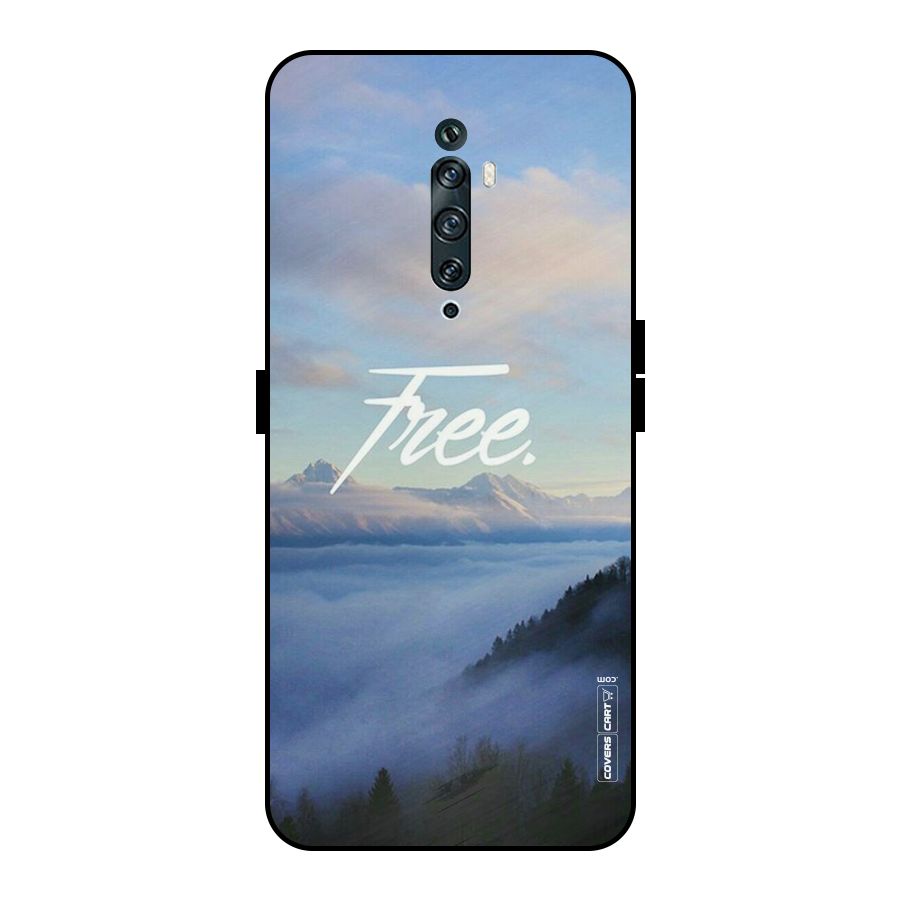 Cloudy Free Metal Back Case for Oppo Reno2 F