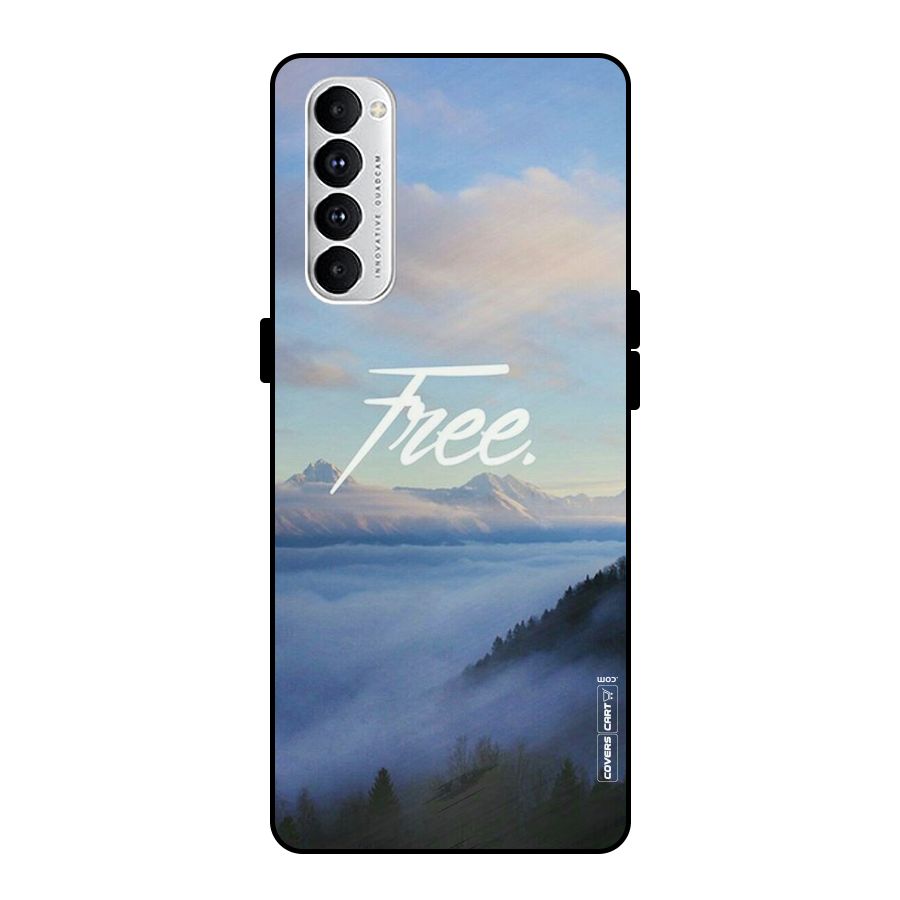 Cloudy Free Metal Back Case for Oppo Reno4 Pro