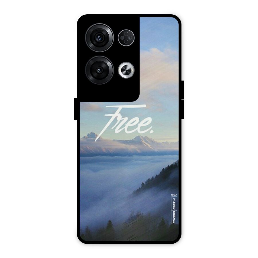 Cloudy Free Metal Back Case for Oppo Reno8 Pro 5G
