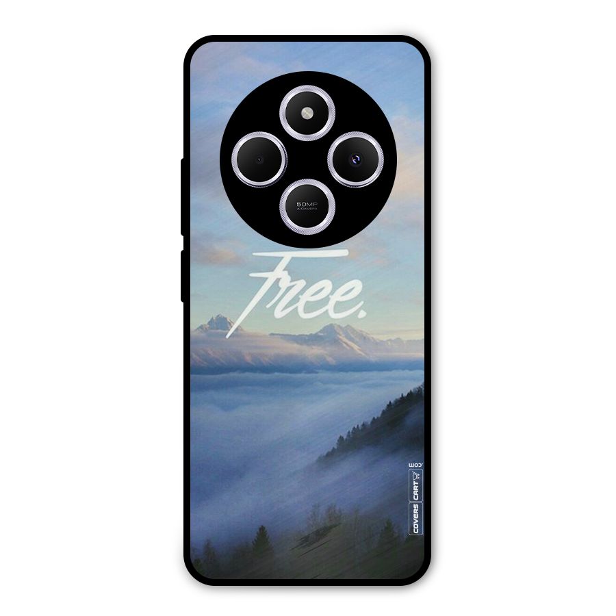 Cloudy Free Metal Back Case for Poco C75 5G
