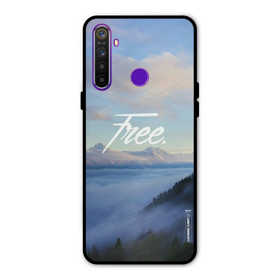 Cloudy Free Metal Back Case for Realme Narzo 10